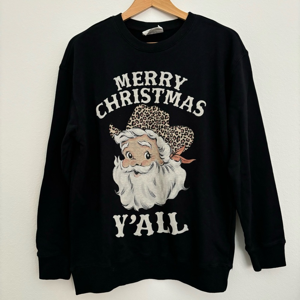 Cowboy Santa sweatshirt